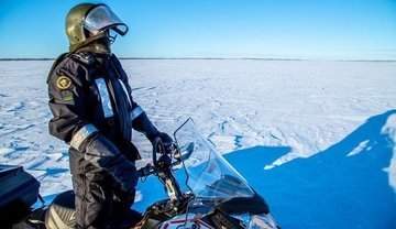 Финские пограничники сфотографировали призрачный остров